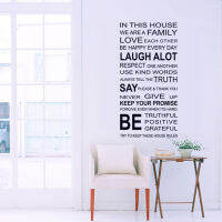 {Ready Stock} สติ๊กเกอร์ติดผนังห้องสไตล์ English Proverbs แบบถอดได้ PVC Wall Decal Art