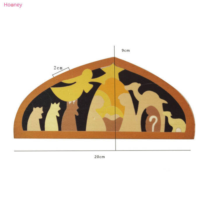 hooney-ของเล่นไม้สำหรับเด็กหัดเดิน-ปริศนาเพื่อการเรียนรู้ใช้ได้จริงตัวต่อไม้ดีไซน์เผาด้วยไม้