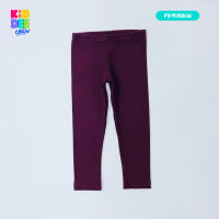 KiddeeCrew เลกกิ้งเด็ก สีม่วงเข้ม เหมาะสำหรับอายุ 1-10 ปี