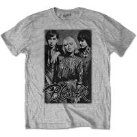 Blondie band promo เสื้อยืด100 อย่างเป็นทางการ merch