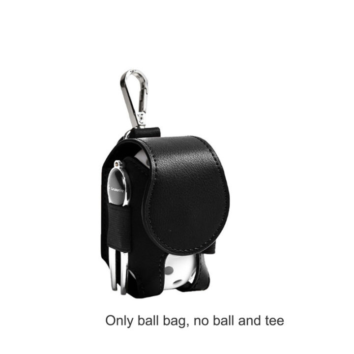 laogeliang-pu-leather-golf-ball-กระเป๋าเก็บมินิแบบพกพากอล์ฟเอวกระเป๋ากีฬาอุปกรณ์เสริม