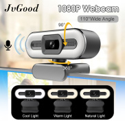 JvGood Webcam Máy Tính HD 1080P Camera Web Lấy Nét Camera Màn Hình Rộng