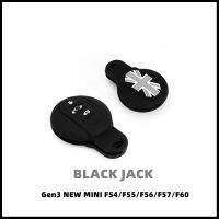 ซองยางเข้ารูป Silicone Key FOB Black Jack (ธงขาติอังกฤษ ดำ/ขาว) [สำหรับ Gen3 NEW MINI รุ่น F54/F55/F56/F57/F60] (สินค้าพร้อมส่ง ไม่ต้องรอสั่งพรีออเดอร์)