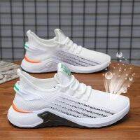 2023 Summer Men Sports Shoes Black Mens Casual Running Shoe Breathable Lightweight Sneakers Soft Sole Non-Slip Zapatillas Hombre