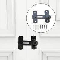 1pc Sliding Barn Door Latch Bolt w/screw Stainless Steel Flip Lock Black Buckle Plug 100*70mm Safety Gate Cabinet Home Outdoor Door Hardware Locks Met