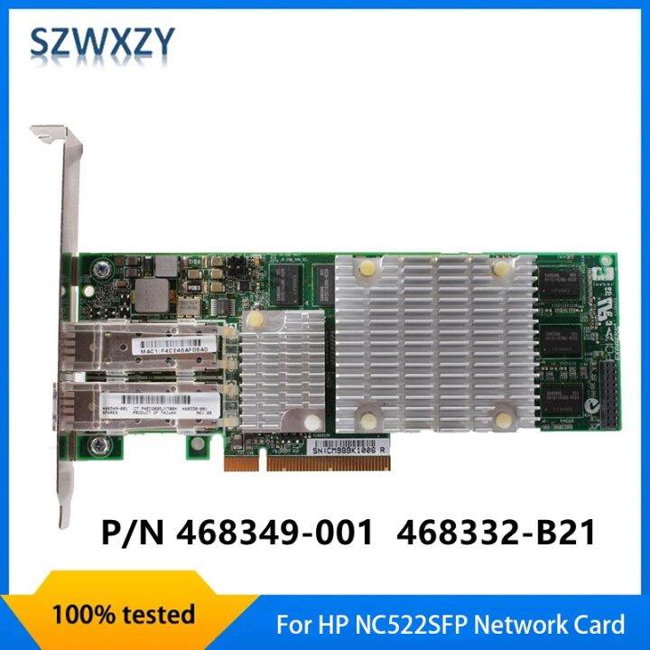 Original For HP NC522SFP Dual Port NIC 468349001 468330002 10G 10Gb