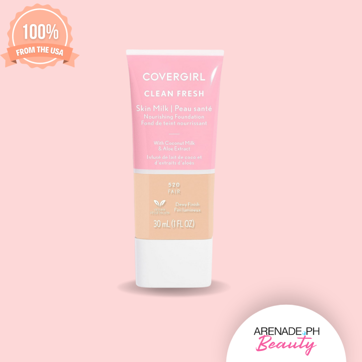 COVERGIRL Clean Fresh Skin Milk Nourshing Foundation With Coconut Millk ...