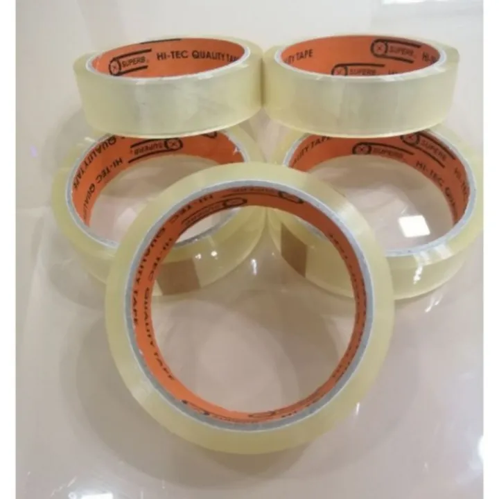 (PER PIECE) CLEAR SCOTCH TAPE 1"x 70 meter & 3/4" x 70 meter Lazada PH