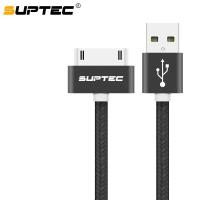 SUPTEC อะแดปเตอร์ชาร์จเร็วที่ชาร์จของแท้สายเชื่อมต่อข้อมูล,สำหรับ iPhone 4 4S 3GS 3G iPad 1 2 3สัมผัส Nano IPod 30ขาสาย USB