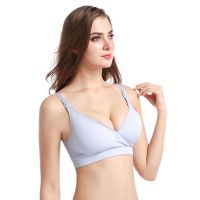 No Steel Ring Zero Binding Before Opening Buckle Gathering Maternity Underwear Feeding Breastfeeding Bra