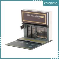 ภาพทิวทัศน์1/64ของ Koolsoo ที่จอดรถ Diorama ทิวทัศน์สำหรับรถโมเดล1/64