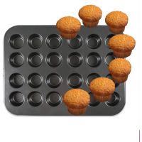 Set of 24 Mini Muffin Molds Muffin Pan Hole Cup Baking Molds with Nonstick Coating for Muffins Pudding Cupcakes Brownies Cakes Baking Sheet Cake Pan BPA Free Zenababyshop