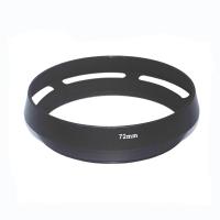 Limited Time Discounts 72Mm Black Vented Curved Metal Camera Lens Hood  For Leica M For Pentax For Sony For Olympus For Canon For Nikon