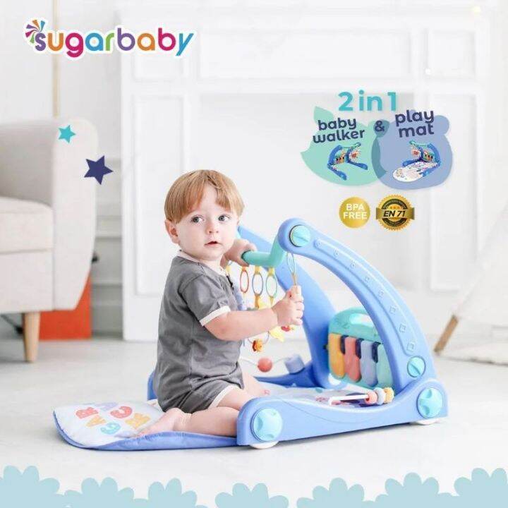 Sugar Baby Walker 2 in 1 alat bantu jalan 2 fungsi Free Bubble Wrap