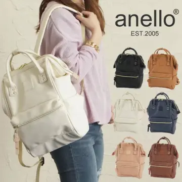 Anello Official Japan Red White Blue Unisex Fashion Backpack Rucksack  Diaper Travel Bag AT-B0193A-F