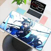 แผ่นคีย์บอร์ดคอมพิวเตอร์ แผ่นรองเมาส์เกม Arknights Table Pad แผ่นรองเมาส์ยาว Anime Mausepad Gamer พรมโต๊ะเสื่อ Xxl