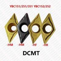 DCMT 070204 11T302 11T304 11T308 11T312 -HM-HF-HR YBC151 YBC152 YBC251 YBC252 YBC351 เม็ดมีดคาร์ไบด์ DCMTDCMT11T304 CNC ดั้งเดิม