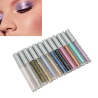 [wilkl] ชุดอายแชโดว์เหลว12ชิ้น Diamond Sparkling Matte Glitter eyeshadow set for Eye Makeup kits