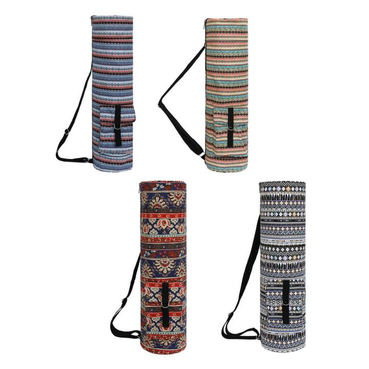 Printed Yoga Bag Yoga Mat Bag Men Women Sports Mat Bag Pilates Mat