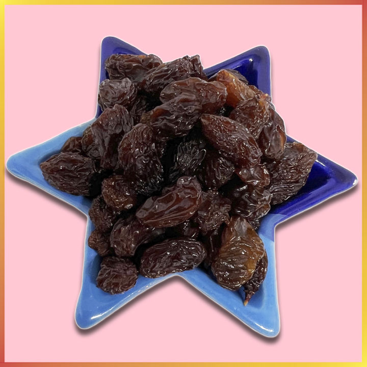 ลูกเกดสีดำ-พร้อมทาน-เกรด-a-พรีเมียม-black-raisins-สินค้านำเข้า-คุณภาพดี-ไม่มีส่วนผสมของน้ำตาล-เหมาะสำหรับทุกวัย-premium-quality-products