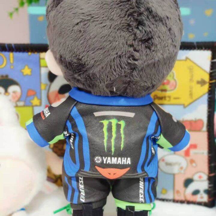 original-20cm-cotton-doll-cute-plush-toy-stuffed-doll-cosplay-wang-yibo-racing-suit-doll-clothes-hat-shoes