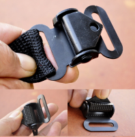 1" Non-Slip Release Milspec Molle Component 5pcs Extra Friction Adjust Buckles For 25mm Webbing Straps Metal Tri-glide triglides