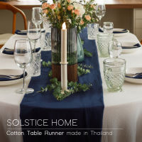 ๊UN (มี 40 สี) ผ้าคาดโต๊ะ Table Runner - Solstice Home ผ้าคาดหน้าโต๊ะ งานเลี้ยง ร้านอาหาร โรงแรม สั่งตัดได้ตามขนาด