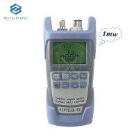 High-precision AUA-9 Optical Power Meter Fiber Optical Cable Tester -70dBm~+10dBm with 1MW VFL SCFC 2 kinds interface Connector