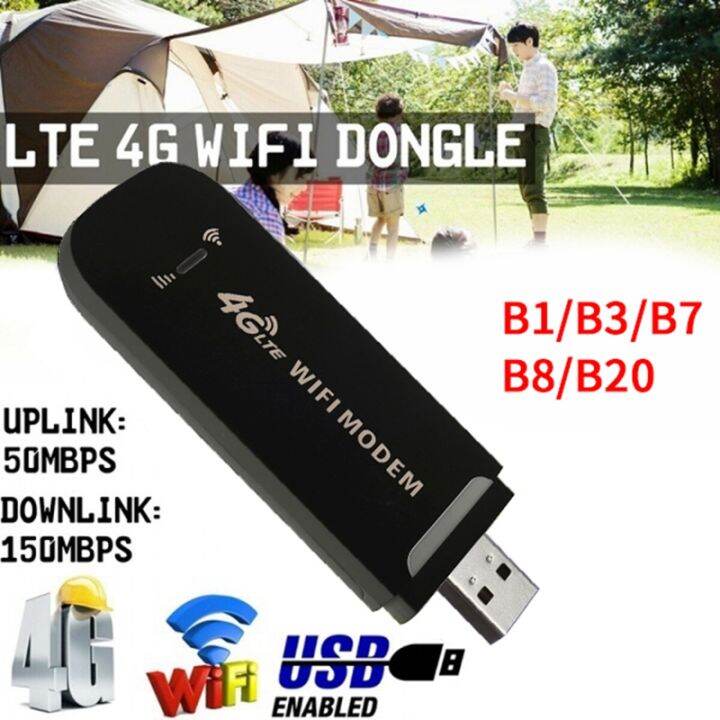 LTE 4G Mini Router Mobile Broadband with HotSpot 150Mbps USB Modem