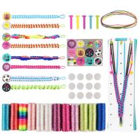 【In Stock】 Friendship Bracelet Making Kit for Girls, DIY Art and Crafts Toys for Girls Age 6 7 8 9 10 11 12 Craft Kits for Girl Bracelets Refill Pack for Christmas Birthday Gifts for girls 6-12 Years Old