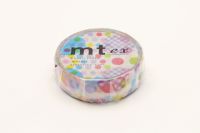 mt masking tape random dot (MTEX1P108) / เทปตกแต่งวาชิ ลาย random dot แบรนด์ mt masking tape ประเทศญี่ปุ่น