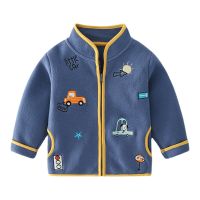 Winter Autumn Fleece Boys Coat Car Design Windbreaker Outdoor Sports Jacket for Boy Kids Thicken Warm Clothing Baby Coat