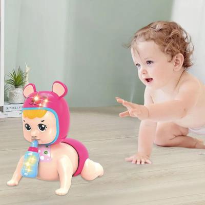 New Crawling Baby Toy With Music Lights And Dynamic Doll Crawling Baby Music G1L6