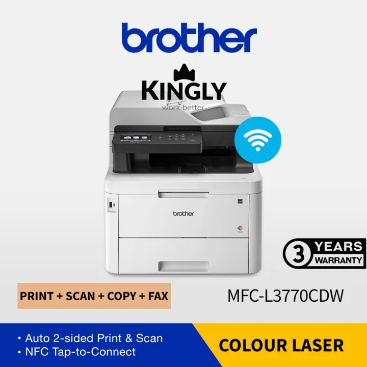 Brother Mfc L3770cdw All In One Wireless Color Laser Printer With Duplex Print And Scan Lazada Ph 3899