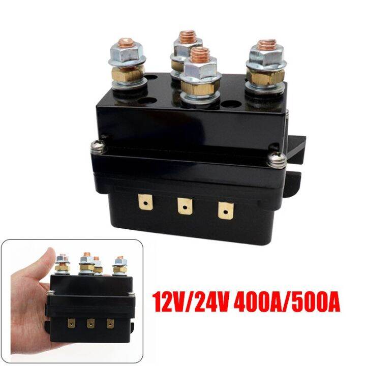 12V/24V Winch Solenoid Relay Controller 500A DC Switch 4WD 4x4 Boat ATV