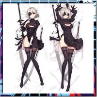 Anime NieR: ปลอกหมอน Automata YoRha 2B 9S กรณีเซ็กซี่สองด้านเตียงกอดร่างกาย