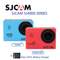 SJCAM SJ4000ซีรีย์ SJ4000ของแท้ SJ4000กล้องแอ็กชันกีฬา HD 4K 1080P Wi-Fi 4K + เพิ่มอีก1ชิ้นเครื่องชาร์จแบตเตอรี่ส่งฟรี!