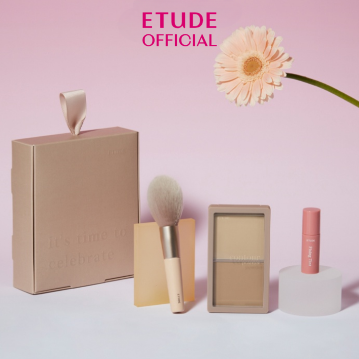 [ETUDE OFFICIAL] Contour Powder & brush & tint set Lazada PH