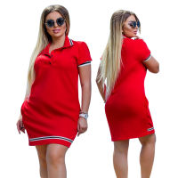 20212021 New Fashion Women Polo Dress Big Size 6XL Oversized Women Dresses Work Party Female Elegant Oversized Vestidos