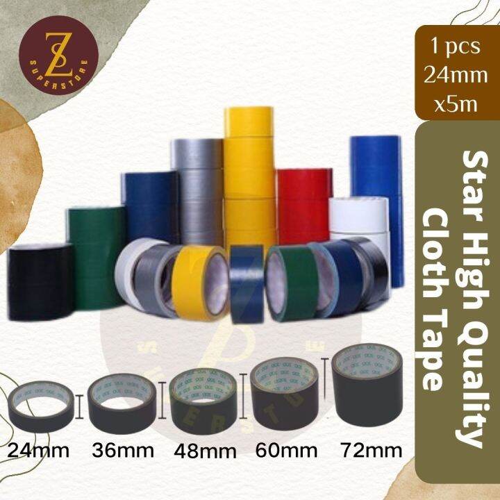 Star High Quality Cloth Tape (Binding Tape) 24mm X 5meter | Lazada