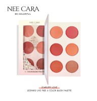 Nee Cara 6 Color Blush Palette 4.5g*6 นี คาร่า คัลเลอร์ บลัช พาเลท หกสี N606 #เบอร์ 01 (1 ชิ้น)