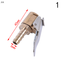 JIA ทองเหลืองรถยนต์ยาง Inflator Valve Connector Air Chuck ยางคลิปล็อค-บนอะแดปเตอร์รถยนต์