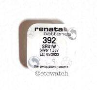 ถ่านกระดุม Renata 392 / SR41W / SR41 / 41 made in swiss 1 ก้อน