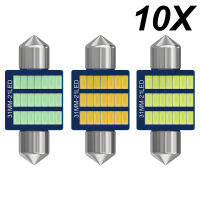 10x Festoon 31mm 36mm 39mm 41mm High Quality Super Bright LED Bulb C5W C10W Car License Plate Light Interior Reading Dome Lamp