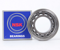 NJ308 EW C3 ( 40 x 90 x 23 mm.) NSK Cylindrical roller bearings, single row รังเหล็ก