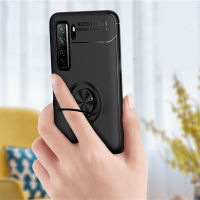 Magnetic Car Holder Case For Huawei P40 P30 Pro Nova 5T Y7a Y7 Y9 2019 Y7P Y6P Y6s Y9s Mix Color Ring Bracket Back Cover Finger Ring All-in-one Cases