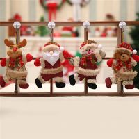 2024 Merry Christmas Ornaments DIY Xmas Gift Santa Claus Snowman Tree Pendant Doll Hang Decoration for Home Noel Natal Happy Christmas Ornaments