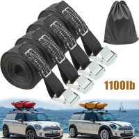 1100lb Lashing Straps Tie-Down Belt Car RV Motorcycle Bike With Metal Buckle Tow Rope Strong Ratchet for Cargo Luggage Bag Kayak