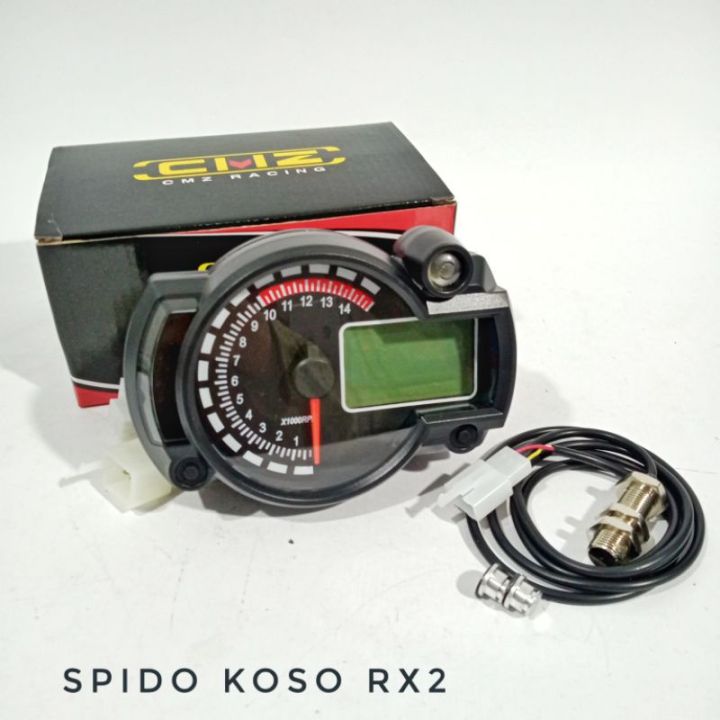 Spido Spedo Koso Rx2 Speedometer Koso Led Rx2n Universal Lazada Indonesia