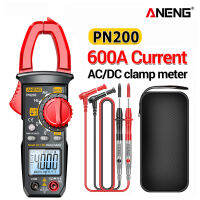 PN200 Digital Clamp Meter Dcac 600A 4000นับ Multimeter Ammeter เครื่องทดสอบแรงดันไฟฟ้ารถ Hz Capacitance NCV Ohm Test